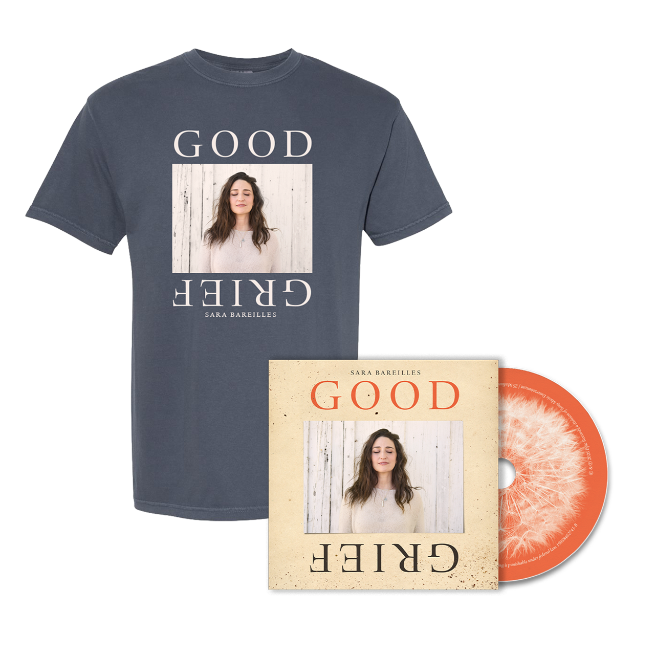 (PRE-ORDER) Good Grief Tee & CD Fan Pack