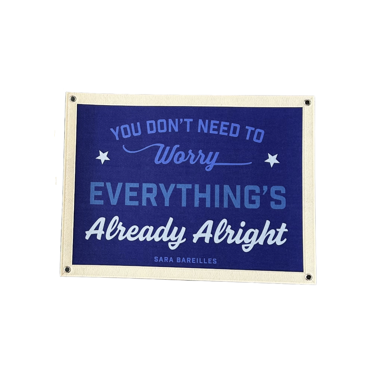 Everything's Already Alright Felt Pennant