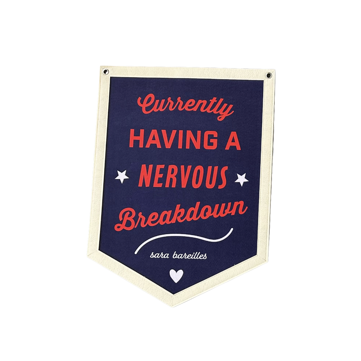 Nervous Breakdown Felt Pennant